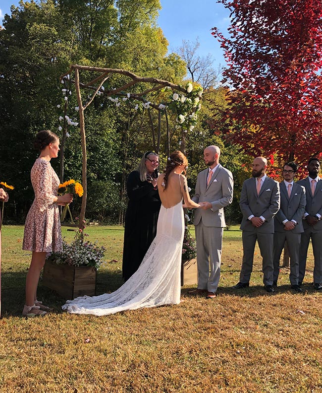 Fall weddings at Camp Mary Orton